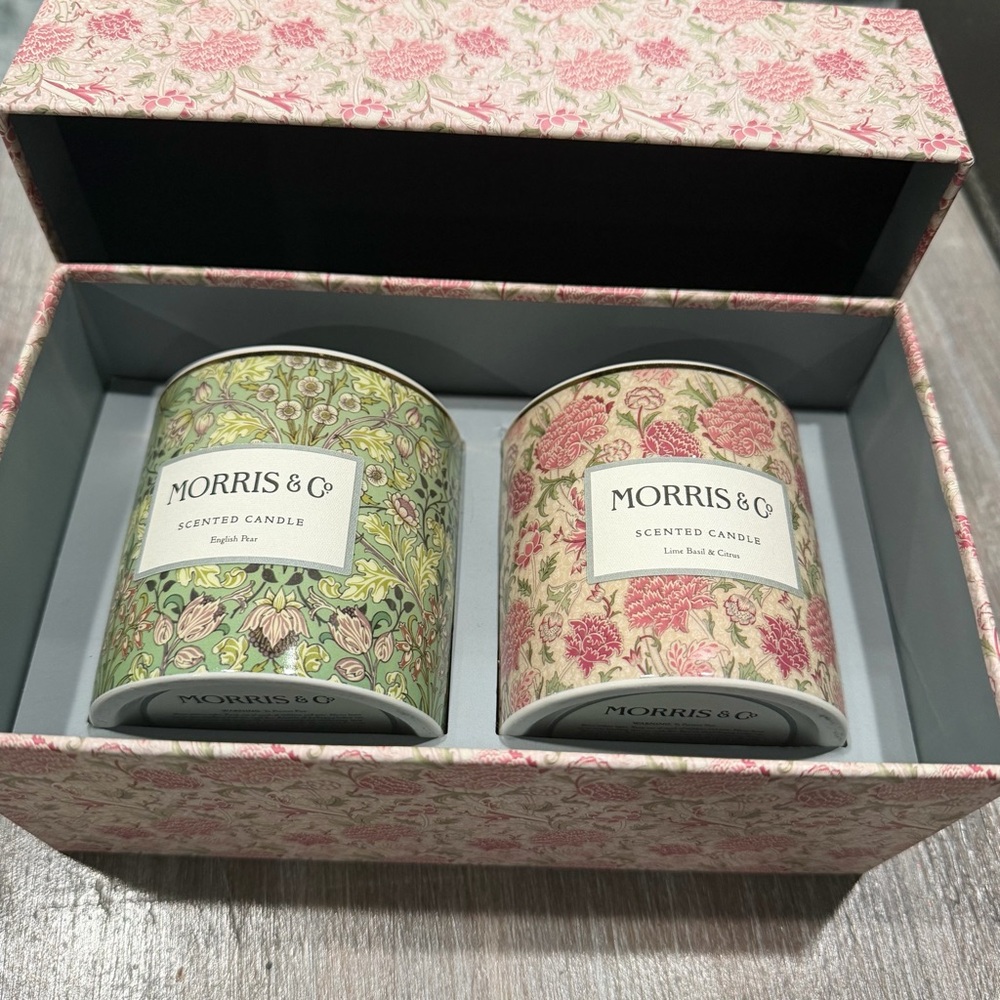 William Morris - Morris & Co Floral Candle Set
